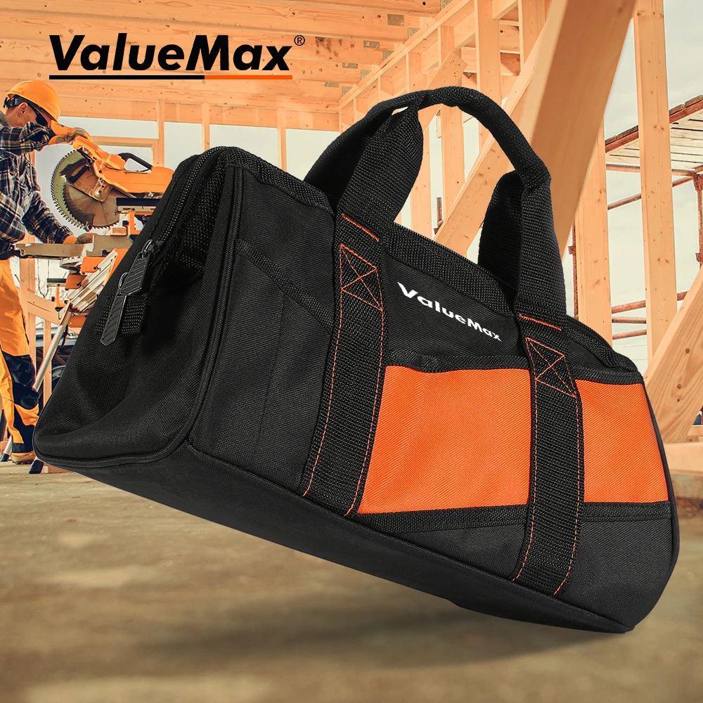 ValueMax 13''/33cm Tool Bag Organizer Portable Tool Storage Bag Large Capacity Multi-Purpose Tool Bags Hand Packing Bag