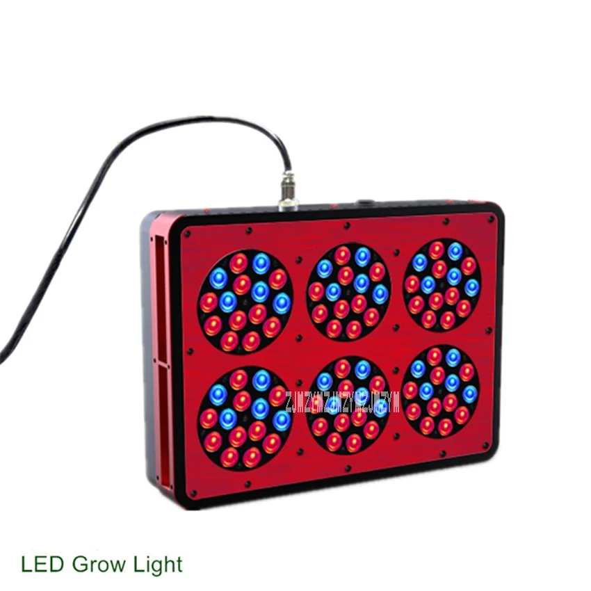 Nuevo 270W 6 # lámpara LED para cultivo de plantas Azul Rojo 8:1 Luz de planta para crecimiento de plantas y luz de relleno de flores 100-240V 90*3 W-20 ~ 40 grados