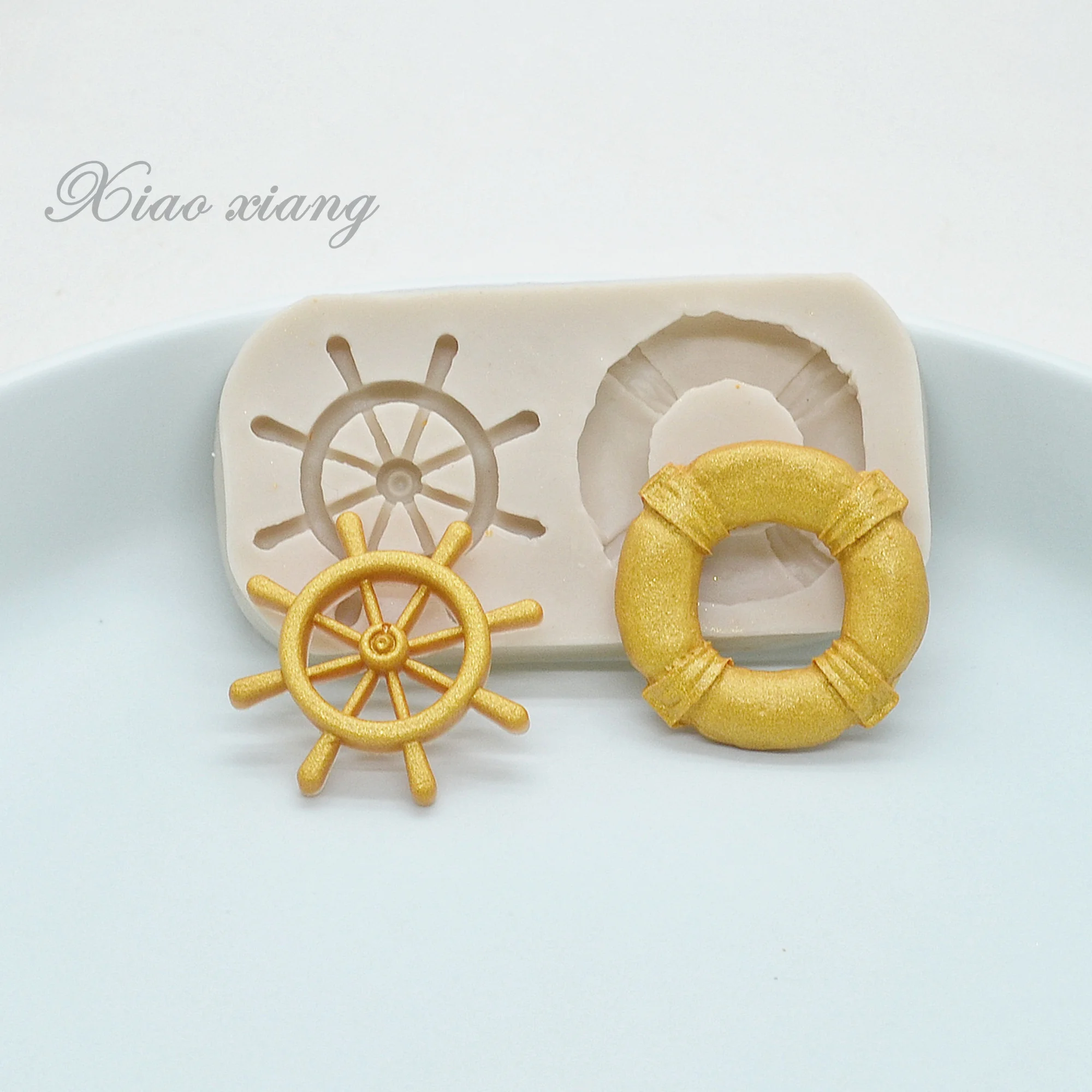 Rudder Ship Shape Silicone Molds For Baking Fondant Baking Chocolate Moulds Cake Decorating Tools Accessories For Kitchen