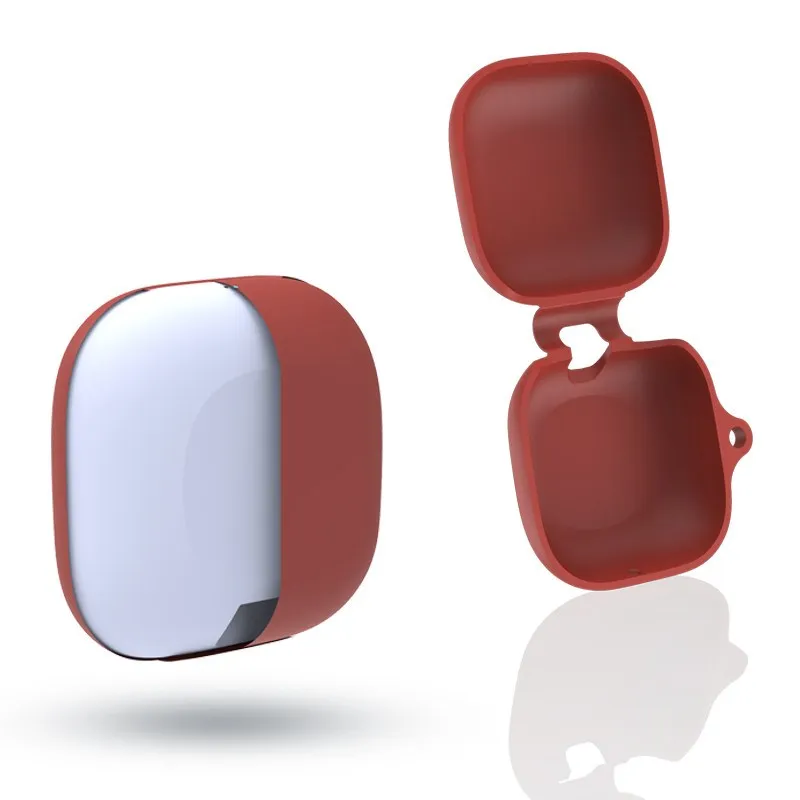 Caso de silicone para batidas ajuste pro 2021 novo fone de ouvido cor sólida protetor à prova de choque macio com chaveiro para batidas apto pro capa