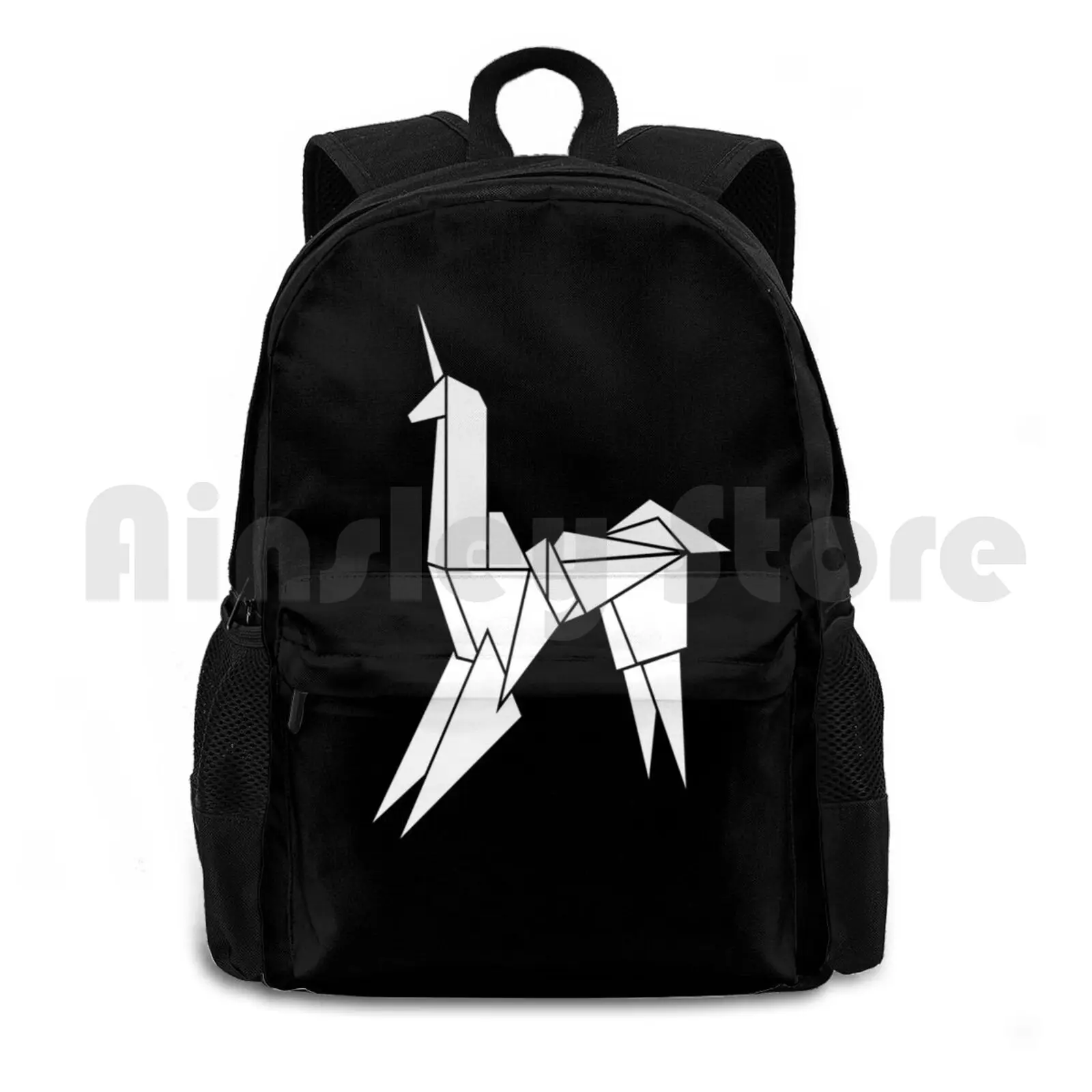 Origami Unicorn Outdoor Hiking Backpack Waterproof Camping Travel Unicorn Origami Deckard