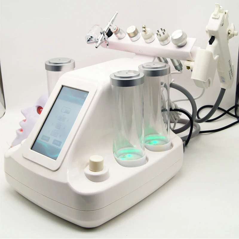 جهاز تجميل فقاعات صغير متعدد الوظائف S515B جهاز تنظيف عميق للبشرة بفقاعات صغيرة 8 في 1 فقاعات فائقة الصغر