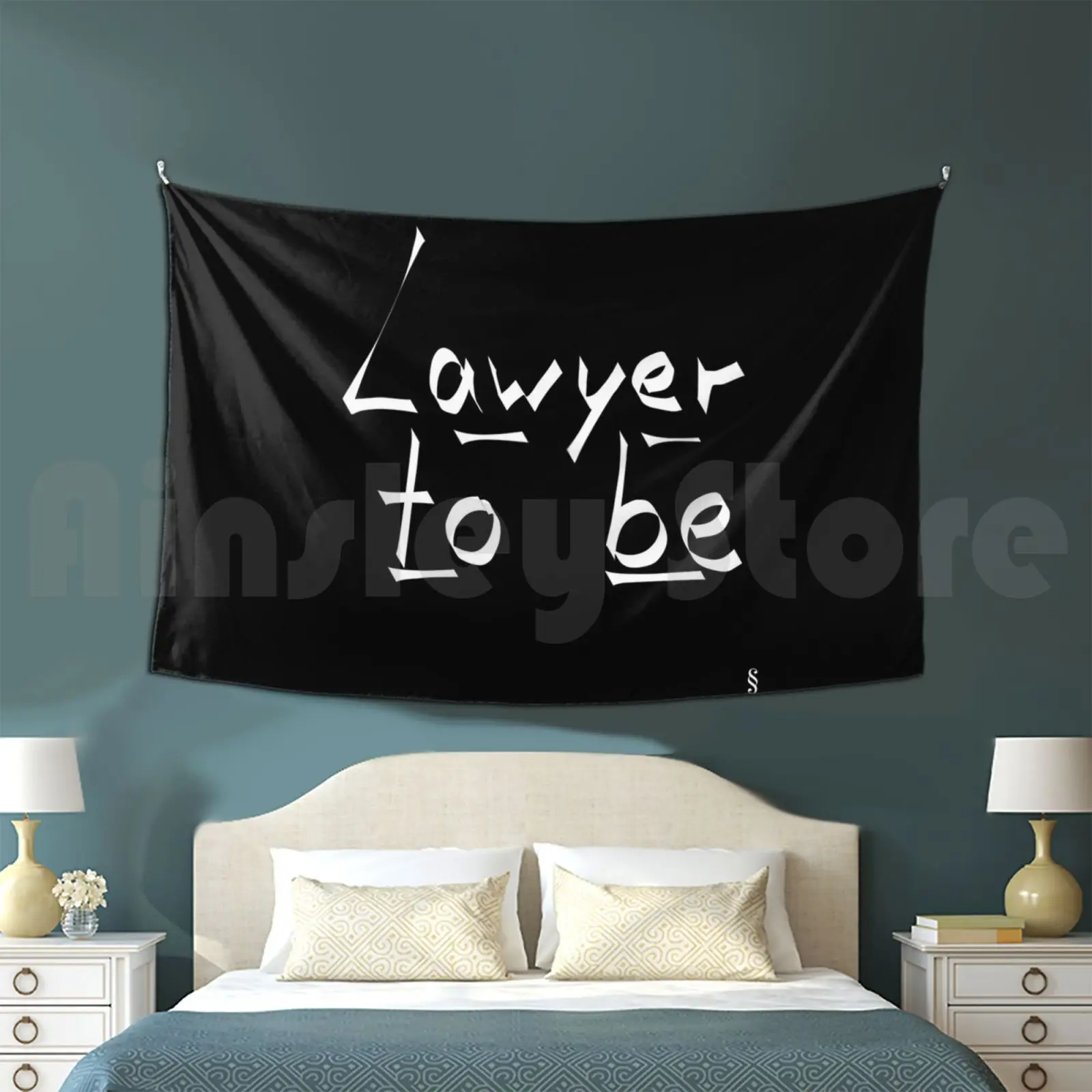 Jura Studium avocat pour être tapisserie fond tenture murale Gg Rechtsanwalt Geschenkidee Rechtswisschaften
