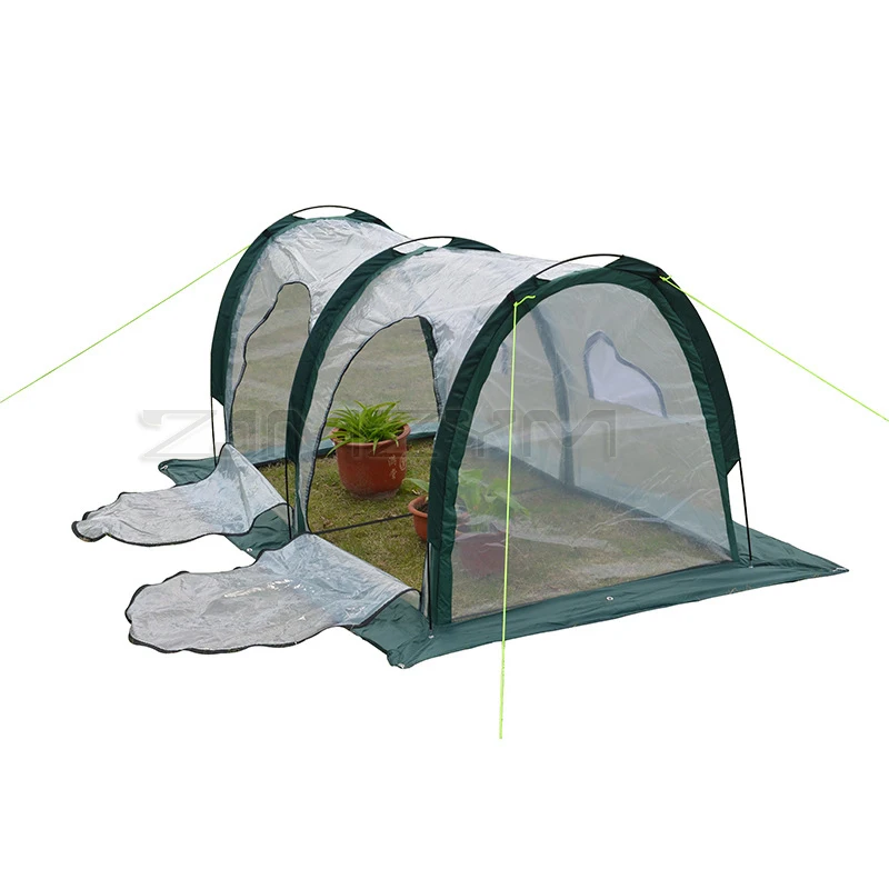 

2M Foldable Greenhouse Greenhouse Greenhouse PE garden heat preservation Tunnel Tent plant greenhouse rainproof breathable