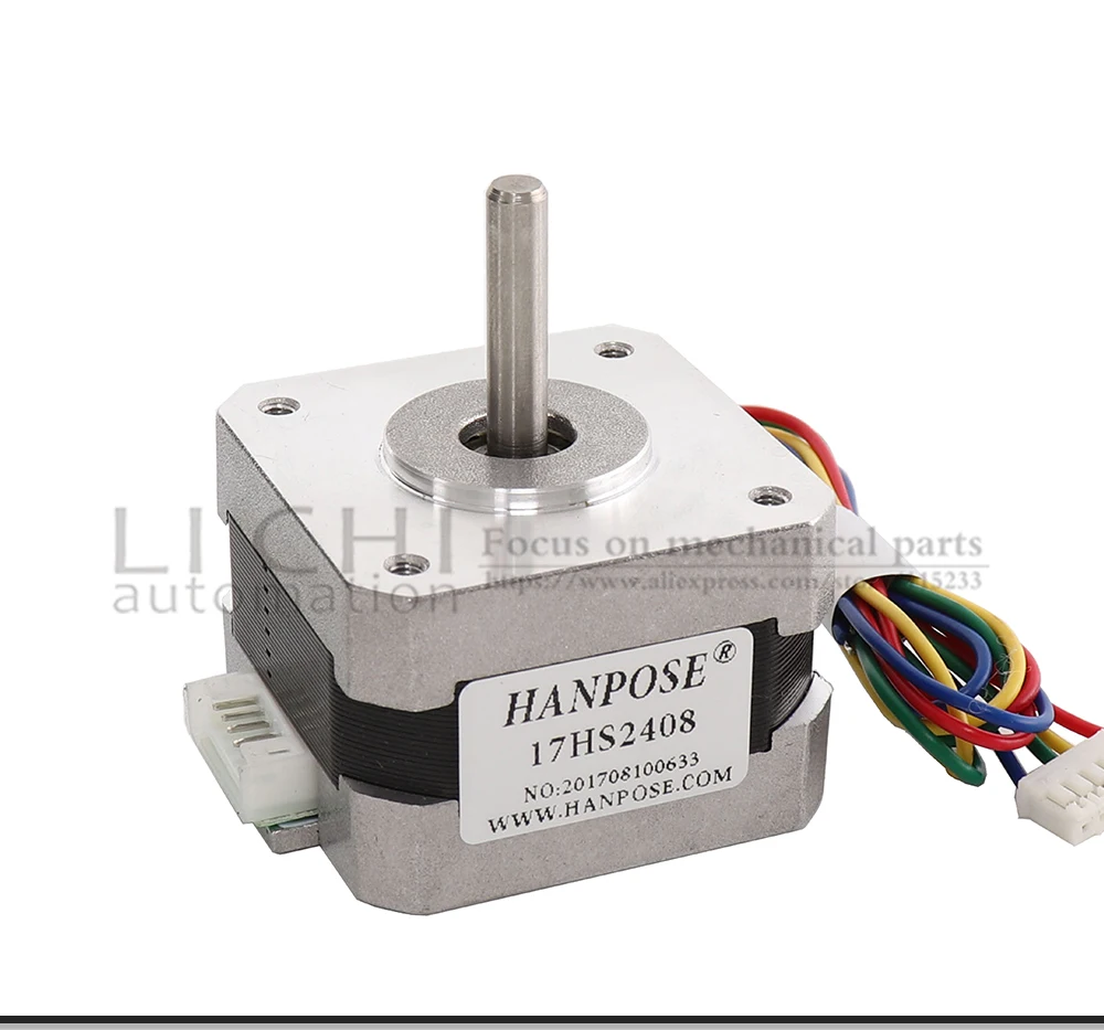 Hochdrehmoment-Zertifizierter 17HS2408 4-Leiter 42 Motor 42BYGH 0,6A 12N.CM CNC Laser- und 3D-Drucker-Motor Nema17 Schrittmotor – Detail 13