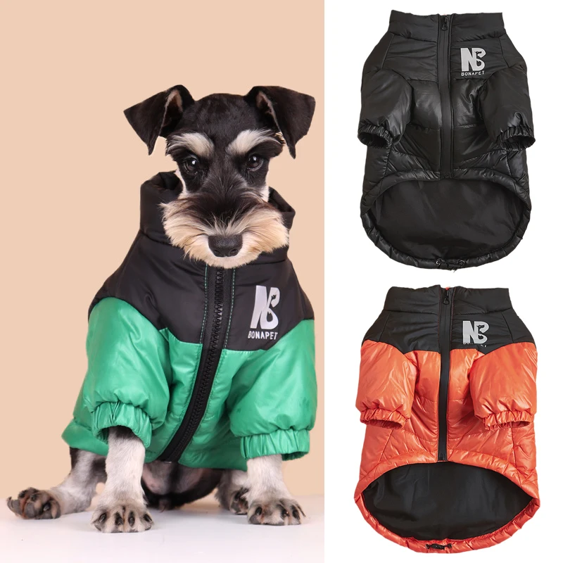 Winter Pet Down Coat Jacket for Small Medium Dogs Reflective Puppy Dog Clothes Clothing Corgi Shiba Inu Outfit manteau chien