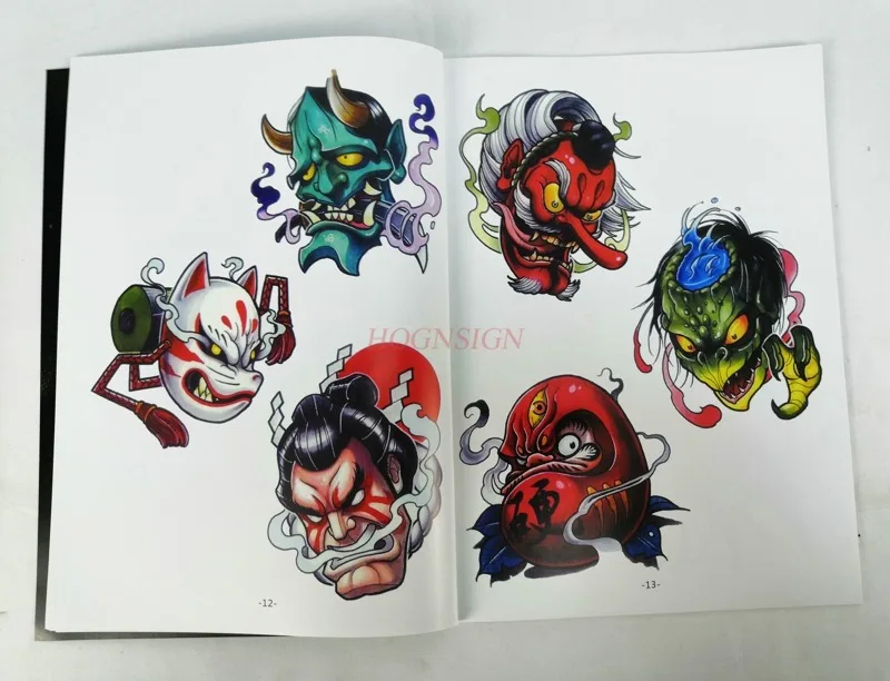 tatoo book Tattoo manuscript European and American Japanese traditional old school tattoo small pattern tattoo book tattoo book