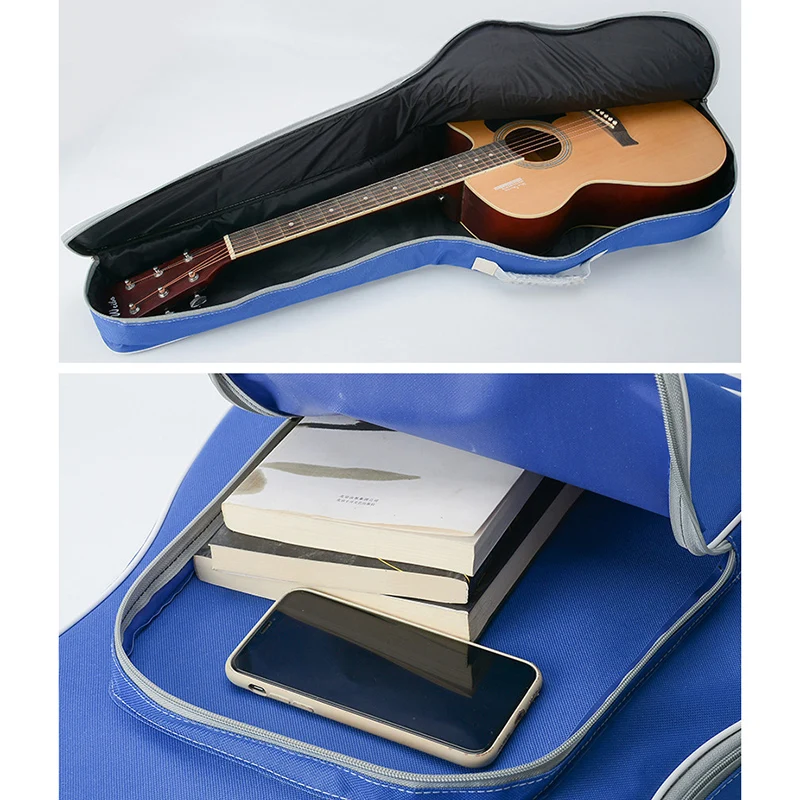 Imagem -02 - Oxford Oxford Guitar Case Gig Bolsa Algodão Mochila Macia Alças Duplas Acolchoado Carry Xa847m mm 600d 41