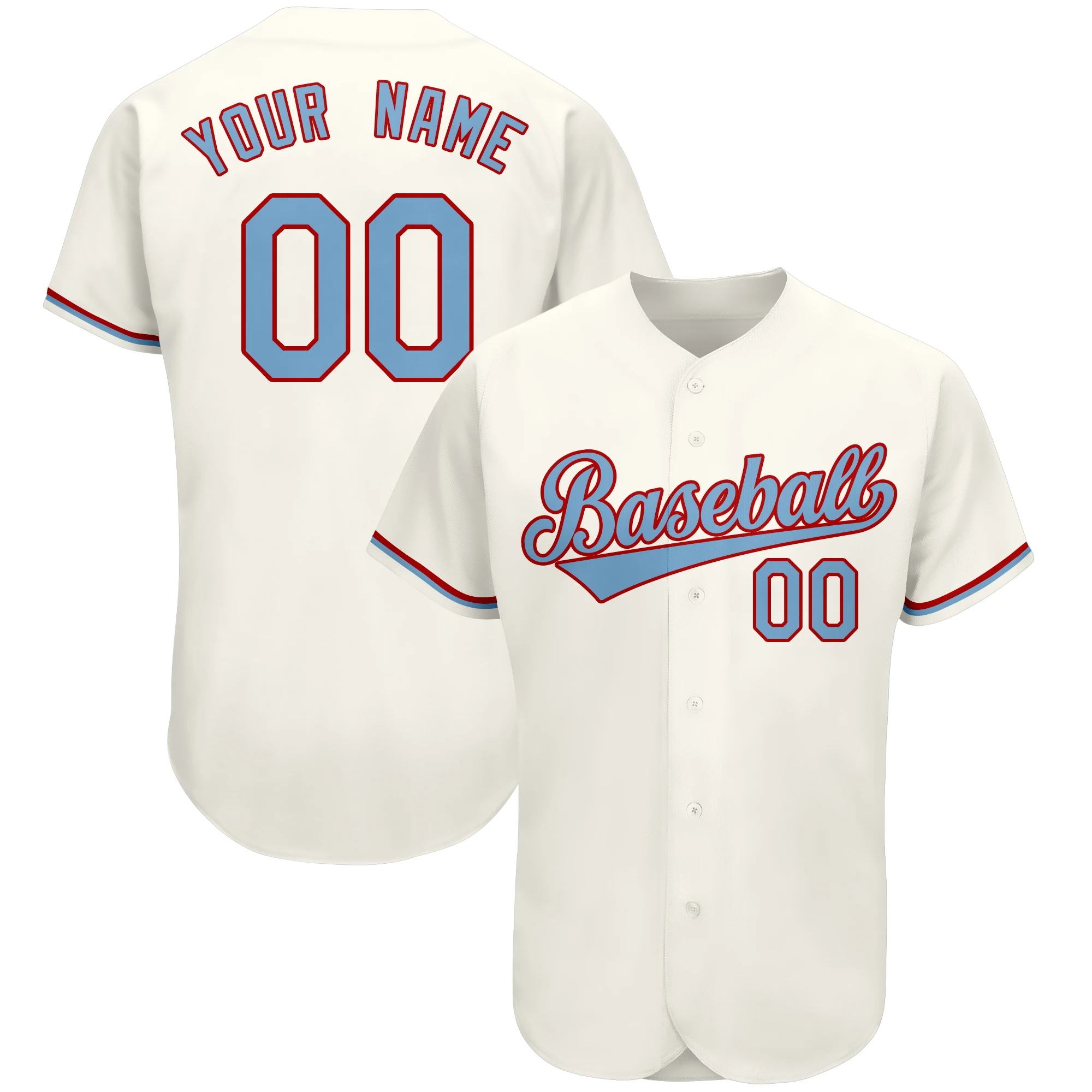 Custom Baseball Jersey Personalized Stitched Name & Number Sports Men Women Shirt for Sports
