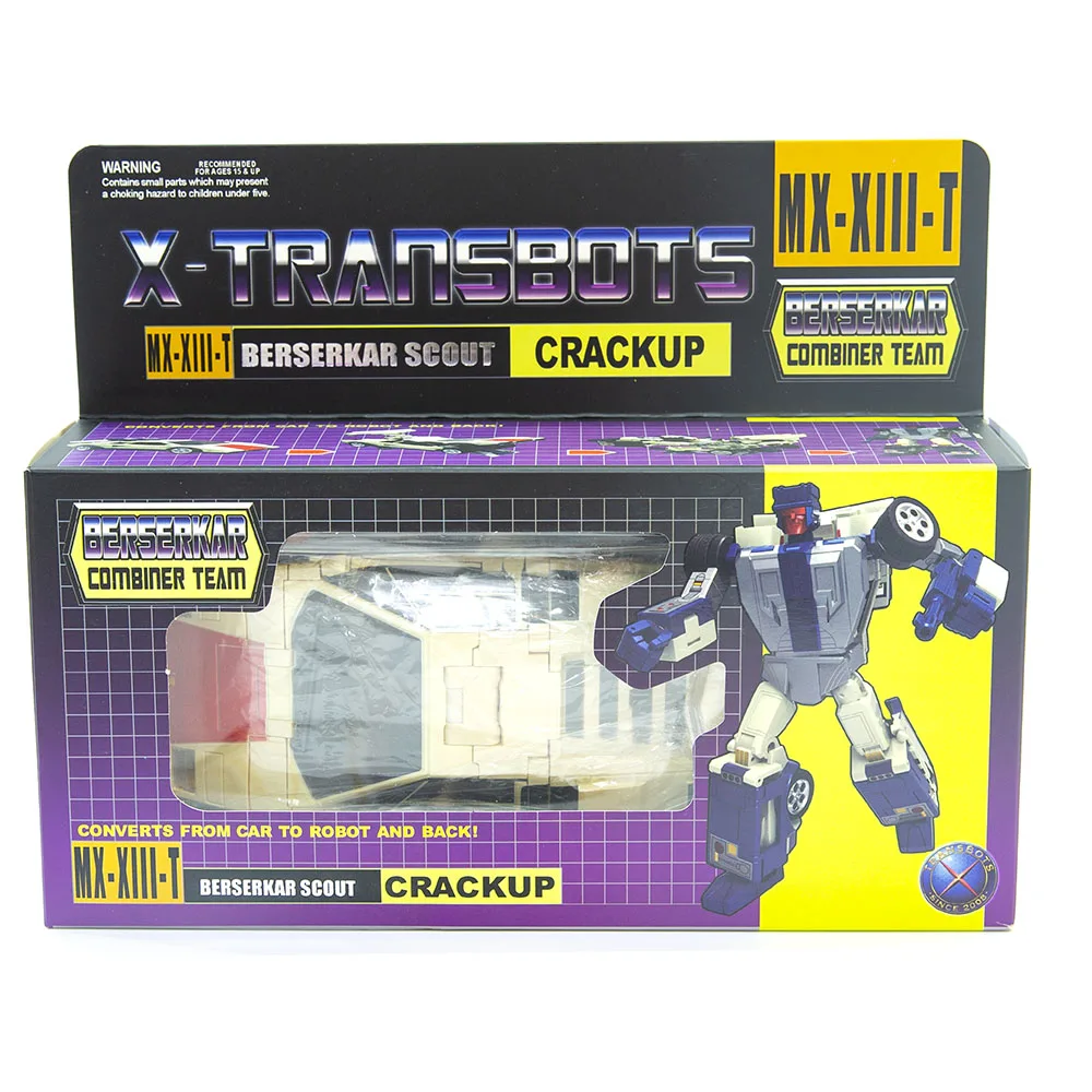 New Transformation Toys X-Transbots MX-13T MX13T Crackup Younger Ver G1 Breakdown Action Figure toy in stock