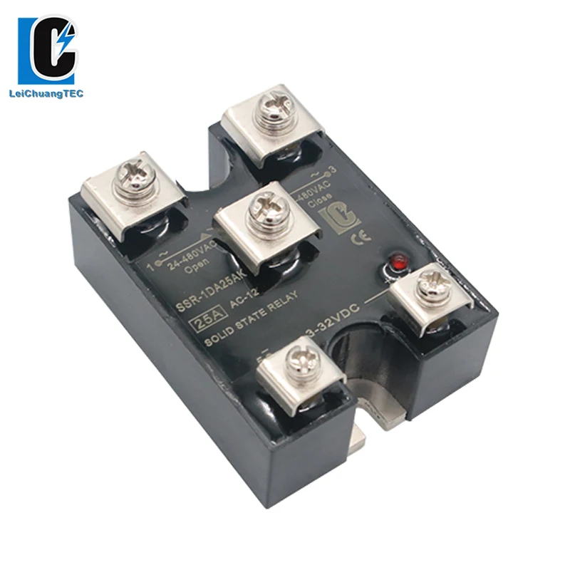 SSR-1DA10A 25A 40A AK  NC And NO Single Phase Normally Closed And Normally Open DC Control AC