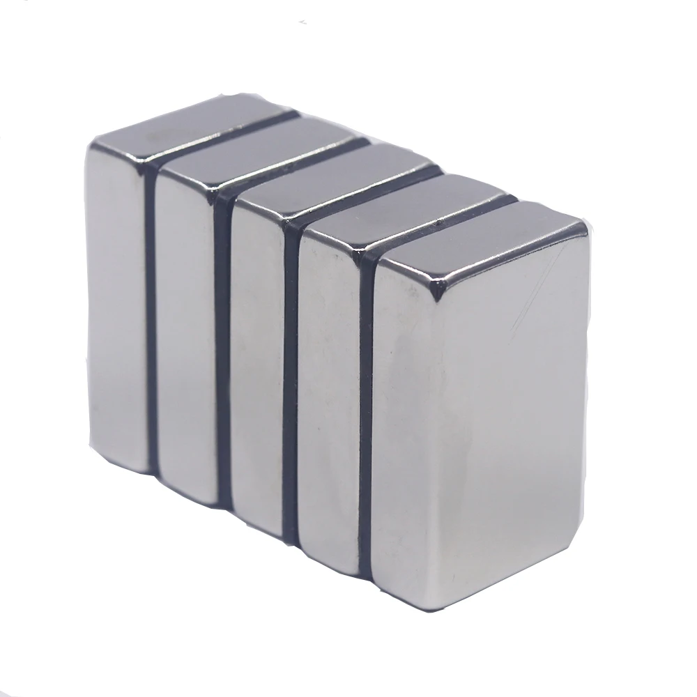 

1/3/5 Piece 40x25x10 Neodymium Magnets 40mm x 25mm x 10mm N35 NdFeB Block Super Strong Permanent Magnets