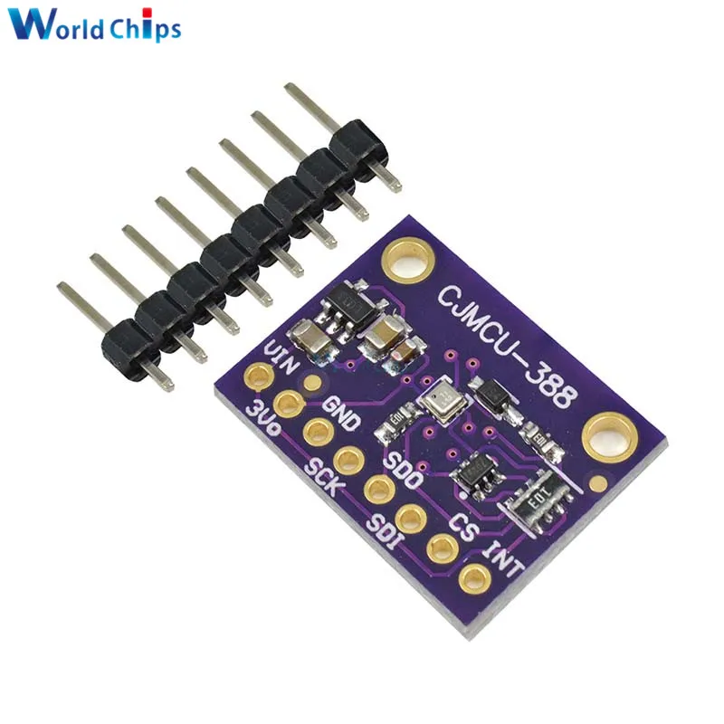 BMP388 CJMCU-388 Digital Temperature Atmospheric Air Pressure Sensor Module Low Noise Low Power 24-bit