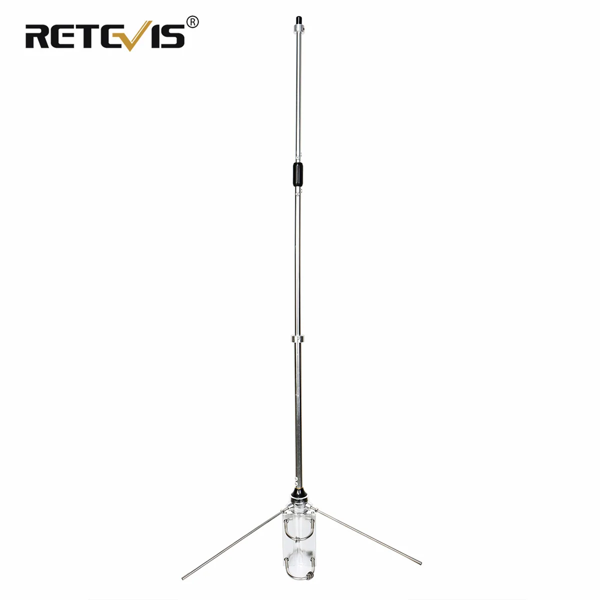 

Retevis MR004 Aluminum Alloy Omni-Directional Vertical Base Station Antenna SL16-J Repeater 6dBi 462-467MHz Radio Transceiver