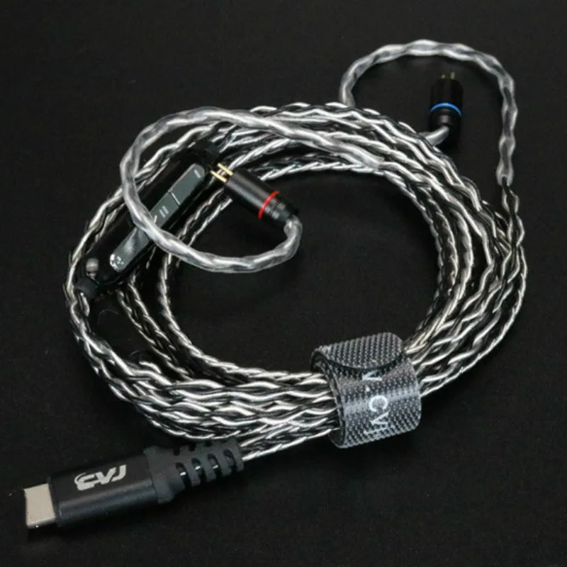 

0,78 мм 0,75 мм HiFi обновленный кабель Mmcx восемь нитей Посеребренного провода аудио кабель для наушников для IPhone зарядное устройство разъем