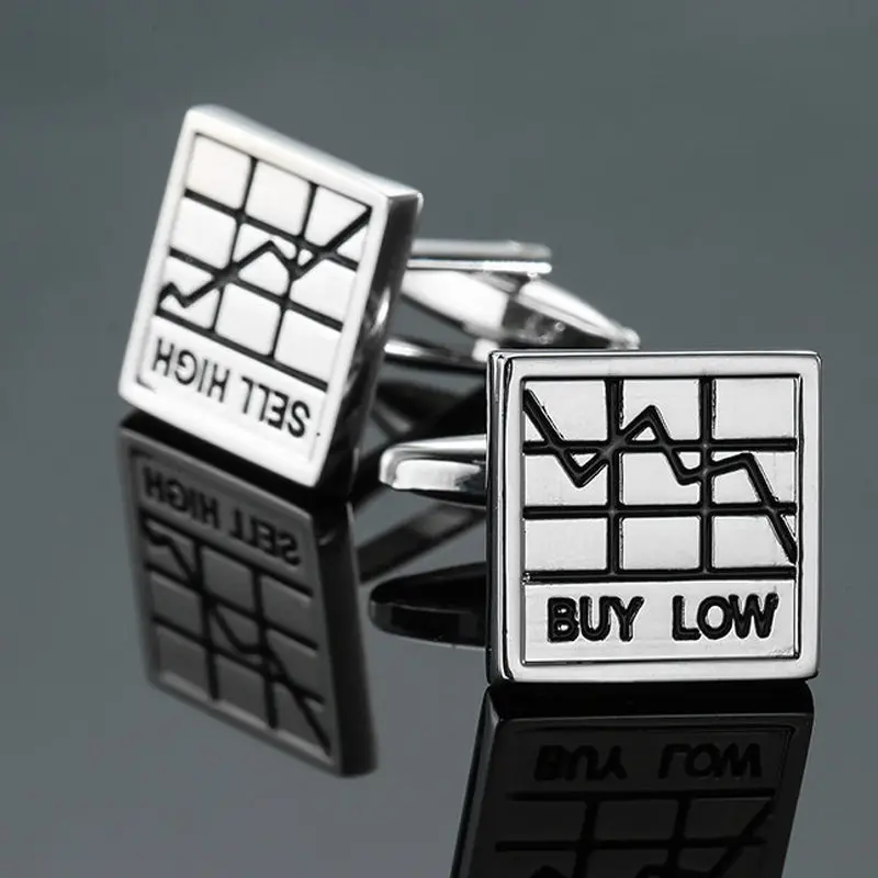 AS High quality playing card Cufflinks new fashion stock hammer dice pistol Cufflinks men\'s shirt badge pin birthday party gift