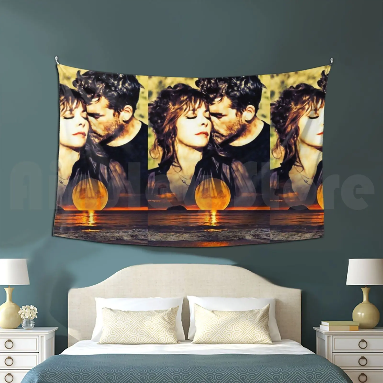 Mylène Farmer Stanley Weber Tapestry Living Room Bedroom