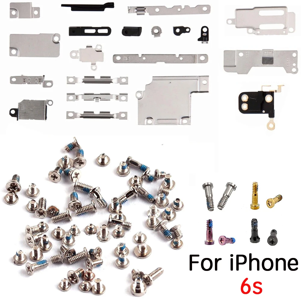 Complete Metal Bracket Full Screw Set Inner Heat Shields Holding Parts For iPhone 6G 6s 6 Plus 6sPlus