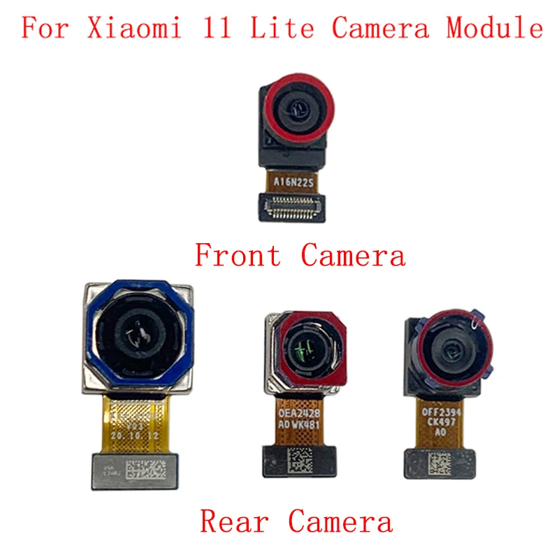 

Rear Back Front Camera Flex Cable For Xiaomi Mi 11 Lite Main Big Small Camera Module Repair Parts