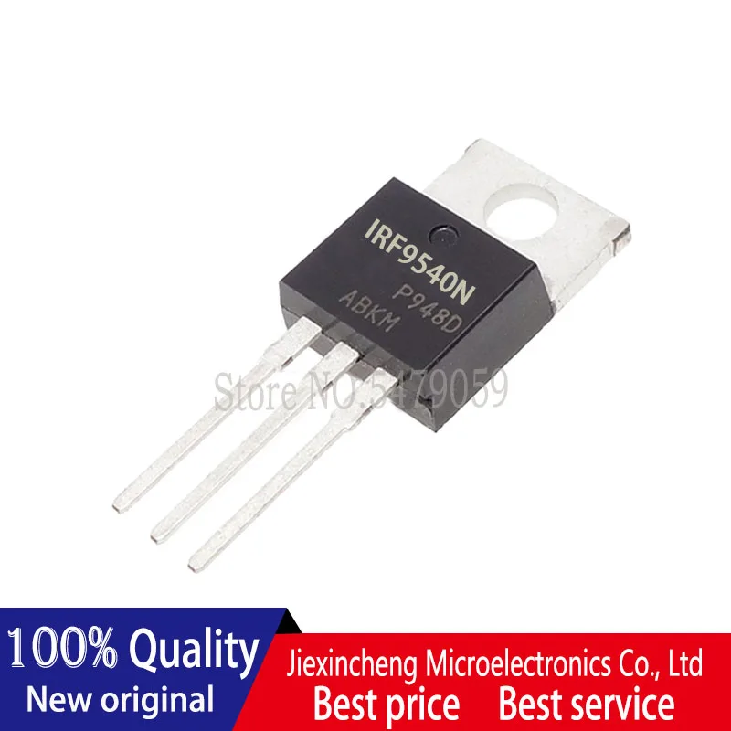 10PCS IRF9540NPBF IRF9540N 100V 23A MOSFET TO220ใหม่เดิม