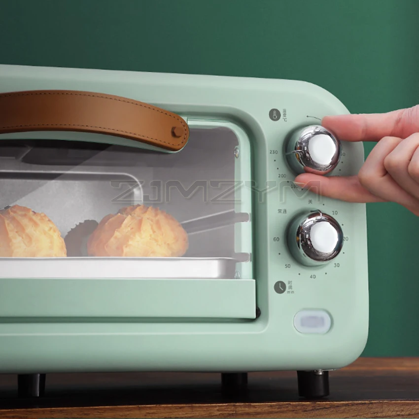 家庭用電気多機能ミニ電気オーブン,ピザ,ケーキ,デザート用のオーブン,800W