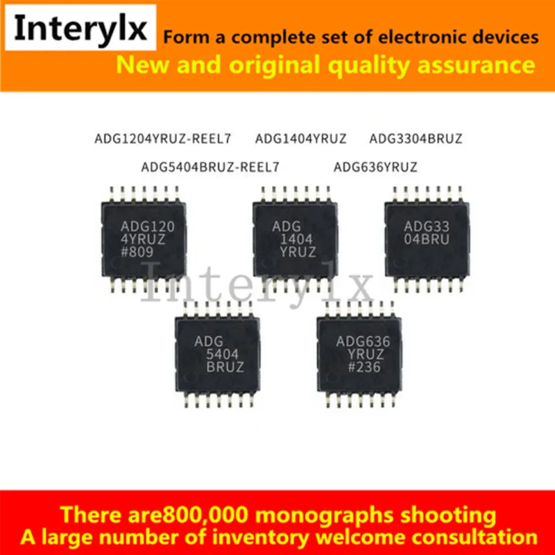 10Pcs/Lot ADG636YRUZ ADG5404BRUZ ADG3304BRUZ ADG1404YRUZ ADG1604BRUZ ADG1204YRUZ ADG604YRUZ ADG5204BRUZ TSSOP-14