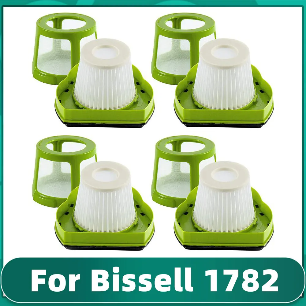 Replacement Dust Bin Filter for Bissell 1782 17823 Pet Hair Eraser Handheld Vacuum Cleaner Part 1608653 1608654 Accessories