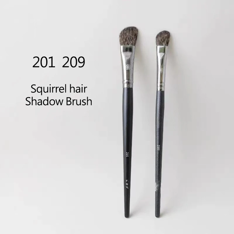 1pc Animal hair Angled Shadow Makeup Brushes Blending Blusher multifunctional Eyeshadow Nose Make up brush squirrel 201 209