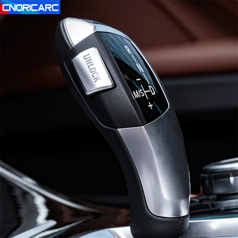 Car Gearshift Handle Unlock Button Decoration Cover Trim For BMW 5 Series E60 F10 X5 X6 E70 E71 Park Button Interior Accessories