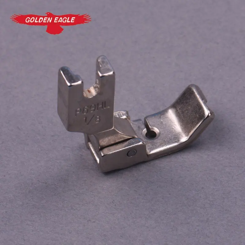 Industrial Sewing Machine Presser Foot Lockstitch Sewing Machine P69HL Commonly Left Rope Inlay Welt Presser Foot Rope Bag Rope