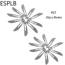 Stainless Steel Engraving Knife Blades 20 pcs #3