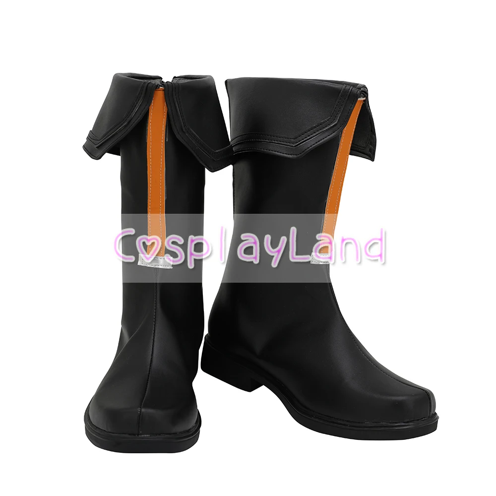 Sapatos masculinos arcavaleiros transportadores, calçados de couro preto, acessórios personalizados para cosplay, halloween e festas