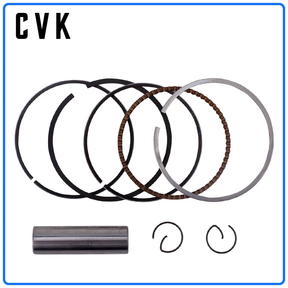 CVK Engine Parts Pistons Rings Set 48MM STD Standard +25 +50 +75 Cylinder Bore Size For Yamaha FZR250 1HX small ban ZEAL FZR 250