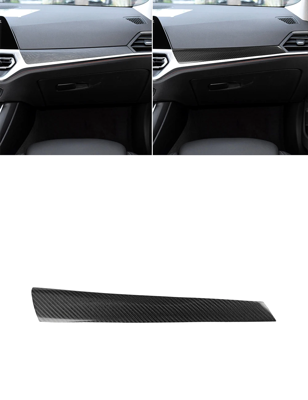 

Car Center Console Cover Trim, Center Console Trim Decorative Cover for BMW 2019-2020 3 series G20 G28 325li 330d 335