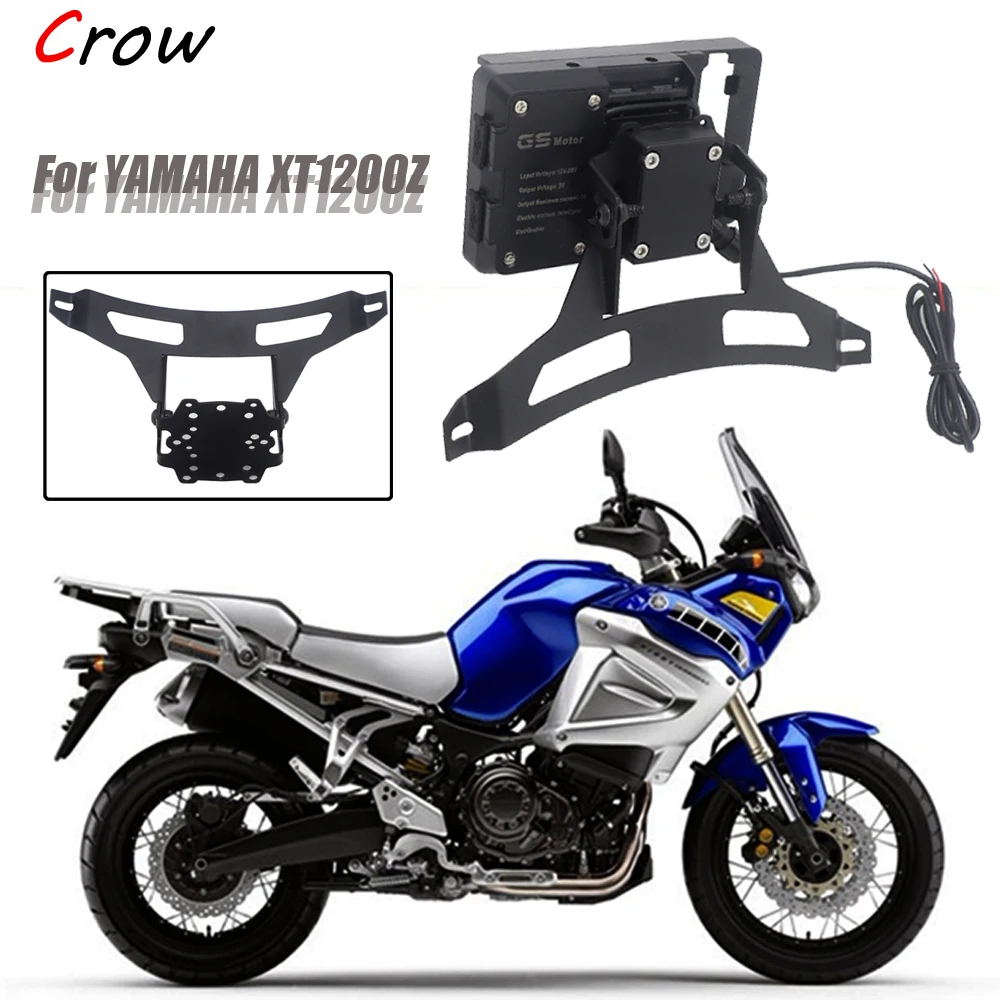 

Navigation bracket For YAMAHA XT1200Z XT 1200 Z Super Tenere 2011-2016 Motorcycle Parts Phone Holder USB Charging Mount Stand