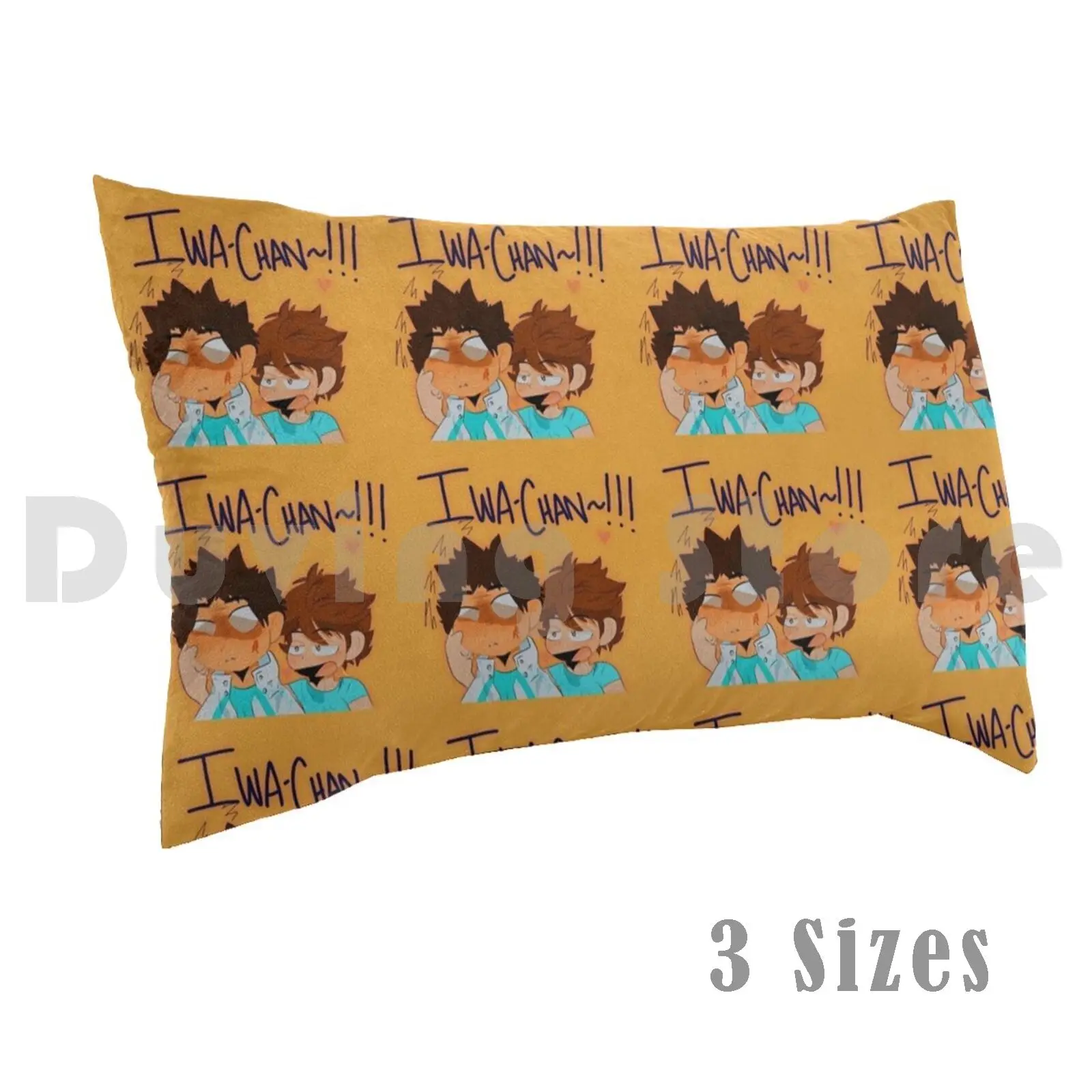 

Iwa-Chan! Pillow Case Printed 50x75 Iwaizumi Fan Art Oikawa Iwaoi Volleyball Anime Manga Shounen