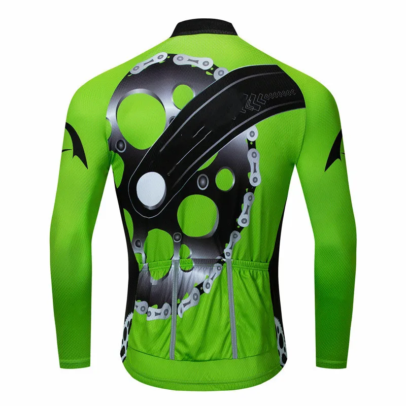 Pro Team Racing Wear 2022 New Cycling Jerseys Men\'s Long Sleeve Bicycle Shirts And Tops Breathable Anti UV Mountain Bike Clothes