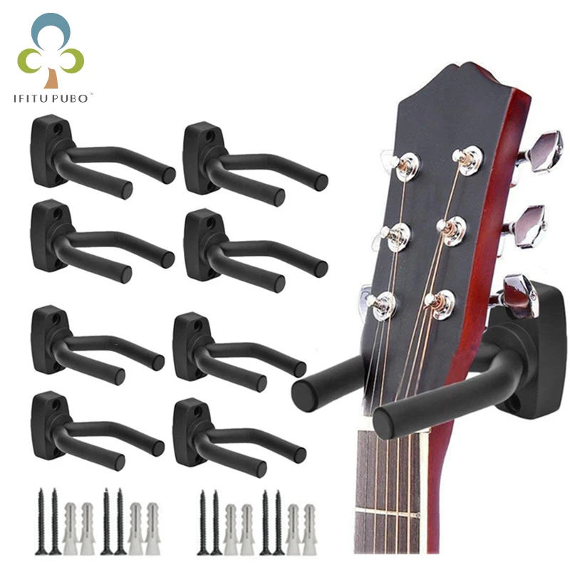 2/4/6/10Pcs Guitar Hanger Holder Hook Wall Mount for Electric Acoustic Guitars Strings guitar pick guitar picks guitar stand ZXH