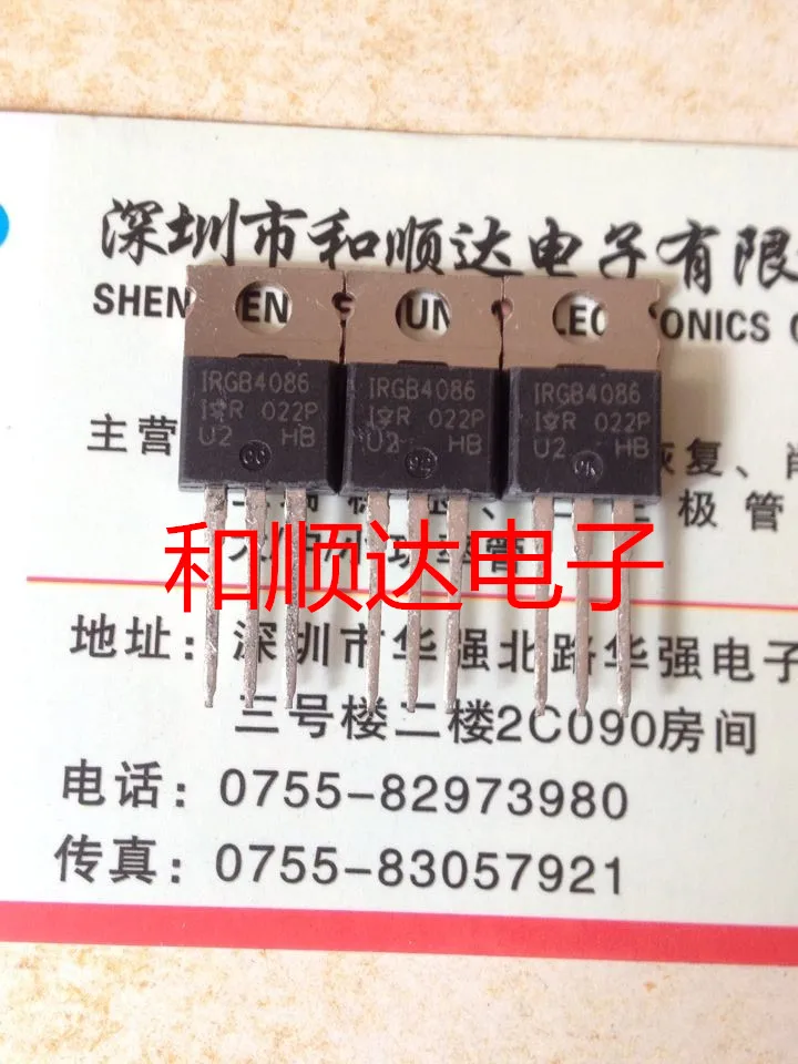 10PCS   IRGB4086 TO-220 IGBT 300V 70A