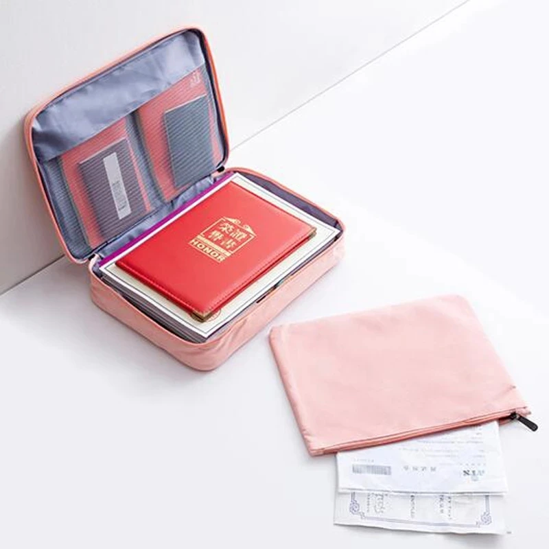 Large Capacity Waterproof Document Bags Home Outdoor Travel Organizer Holder School Office Business File Folder Case