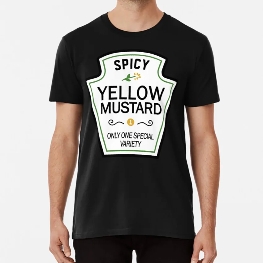 Heinz Spicy Mustard Condiments Halloween Costume T Shirt T Shirt Spicy Mustard Spicy Mustard Costume Mustard