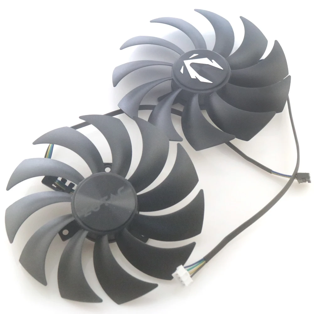 2pcs/lot GAA8S2U 12V 0.45A 100mm For ZOTAC RTX3070 LHR 8GB AMP Holo Graphics Card Cooling Fan