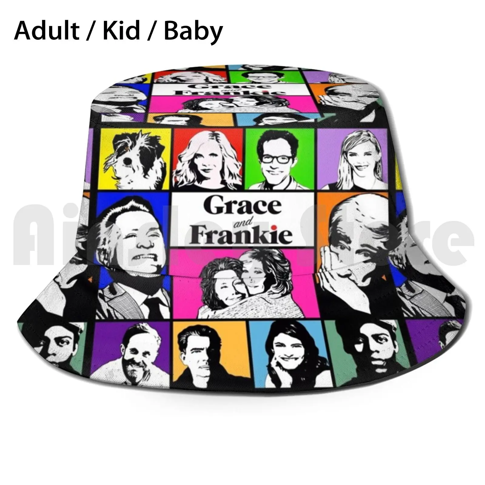 Grace And Frankie Bucket Hat Adult kid baby Beach Sun Hats Grace And Frankie Grace Hanson Frankie Bergstein Sol Bergstein