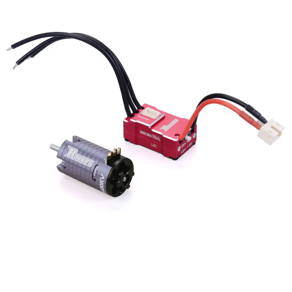 Rocket Mini1410 2500KV 3500KV 5500KV 7500KV 9500KV Borstelloze Motor 18A ESC voor Kyosho Mr03 Pro Atomic GLracing 1/28 1/32 RC Auto