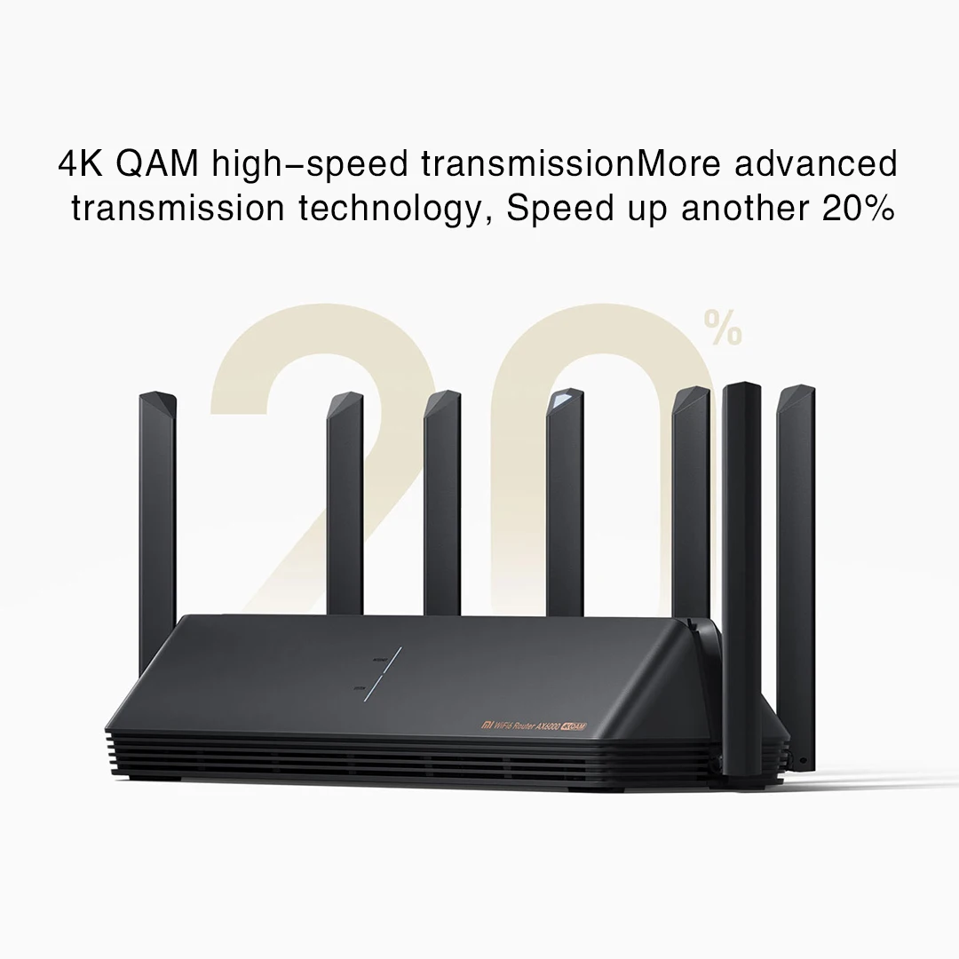 Imagem -02 - Xiaomi-original Ax6000 Aiot Router Wifi Vpn 512mb Qualcomm Cpu Mesh Repeater Amplificador de Rede de Sinal Externo mi Home 6000 Mbps