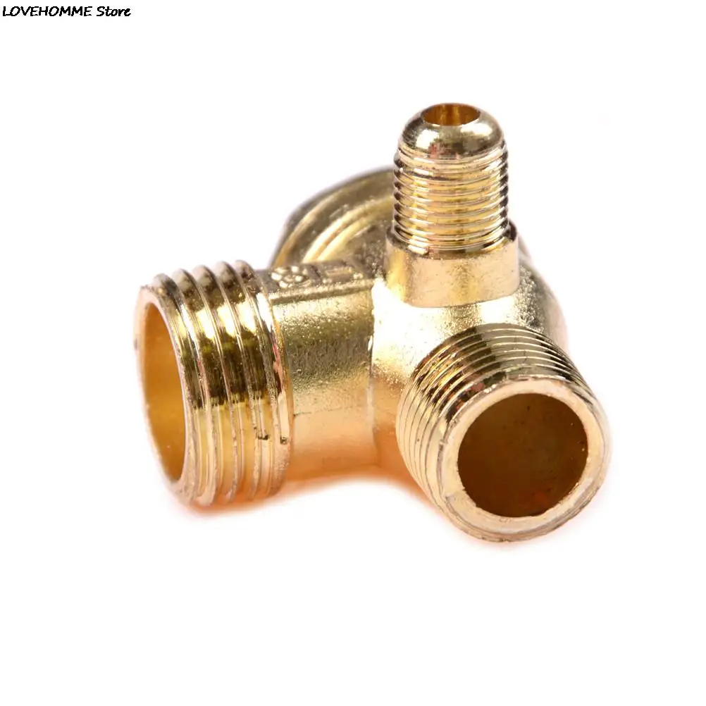 

ZLinKJ 3 Port Brass Central Pneumatic Valves Air Compressor Check Valve Thread 90 Degree DIY Home Tools