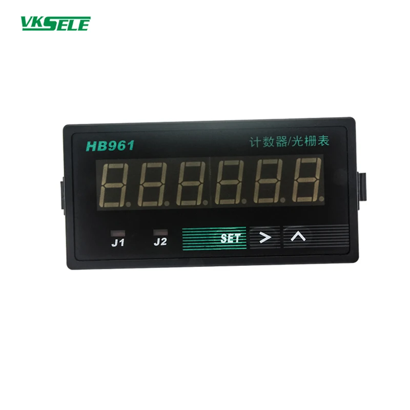 HB961 6 digit led counter grating encoder display pulse counter meter