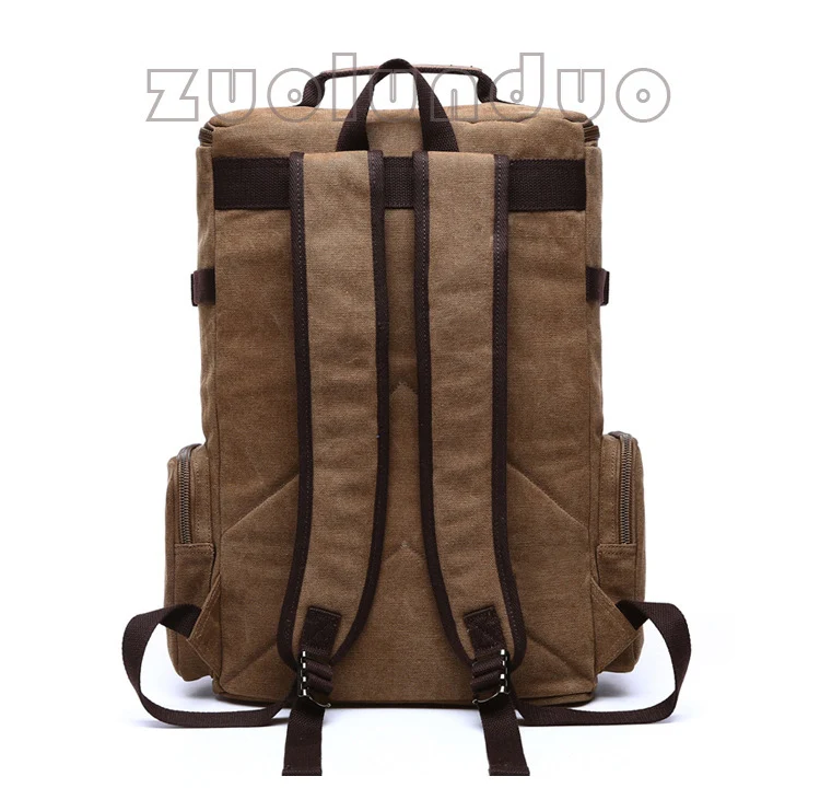 Männer Rucksack Vintage Leinwand Rucksack Schule Tasche männer Reisetaschen Große Kapazität Rucksack Laptop Rucksack Tasche Rucksack – Detail 20