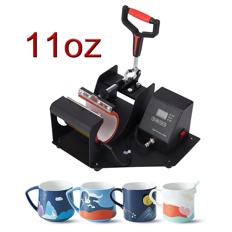 11oz Easy Sublimation Mug Press Machine Mug Heat Press Printer Cup Press Machine Baking Cup machine DIY Photo Printing Machine