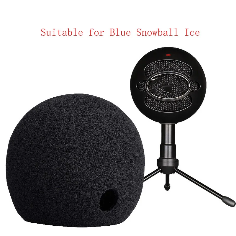 Foam Microphone Windscreen for Blue Snowball Ice Condenser Microphones- as a pop filter for the microphones